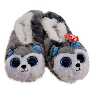Ty Fashion Raccoon Slush Slippers Ages 4-6 Spot Clean